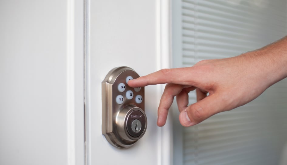 ADT smartlock on a Peoria home